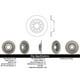 thumbnail image 2 of Disco Freno para auto Volkswagen CC 2008-2017 Trasero, 2 of 4