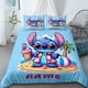 thumbnail image 1 of Customizable Stitch Duvet Cover Cartoon Personalized Name Bedding Set Quilt Cover Full Size Bedroom Decor for Children GiftBed Sheets, 1 of 5