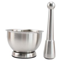 Bothyi - Tazón Para Moler Especias, Machacador De Ajo Multiusos Para Salsa Picante De Jengibre Y Chutney