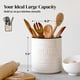 thumbnail image 2 of Soporte para utensilios de cocina DOWAN, extra grande, 18,3 cm, cerámica, color blanco, 2 of 8