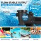 thumbnail image 3 of Bomba para piscina Leomru, 1,5 HP, 6500 LPH, autocebante, 110 V/220 V, 3 of 9