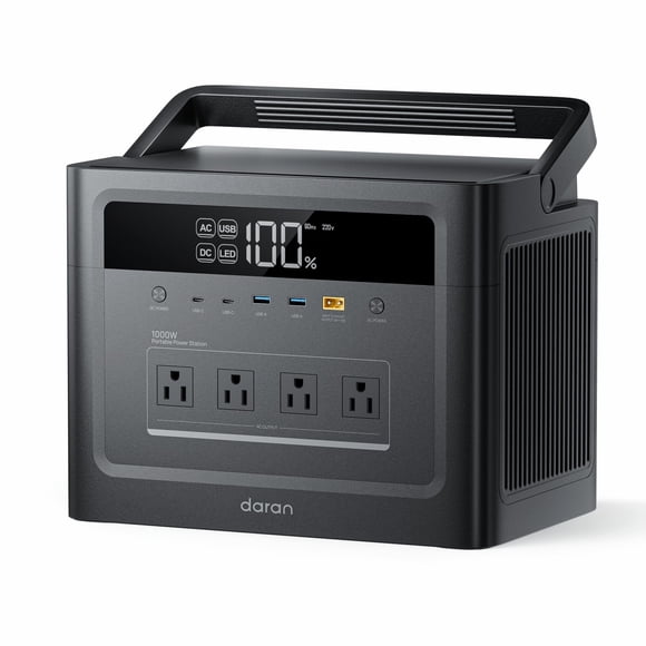 Estación de Energía Portátil DaranEner 1000W 960Wh 10,5 kg