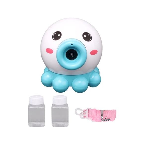 Bubble Maker Dibujos Animados Bañera Accesorios Automático Para Juego Interior Natación Azul