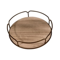 Magideal - Bandeja Giratoria, Organizador Giratorio, Versátil, Redondo, Estante De Especias, Organizador De Condimentos Para Gabinete, Bar, Decoración De Comedor 11 Pulgadas