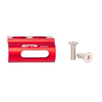 Magideal - Gancho De Suspensión De Cambio Delantero De Bicicleta, Aleación De Aluminio Cnc, Adaptador De Cambio De Marchas Recto, Pieza De Marco, Engranaje Para Cg21 Rojo