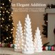 thumbnail image 5 of Juego de 3 árboles de Navidad de cerámica Best Choice Products, 5 of 7