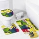 thumbnail image 4 of La familia Addams-theme 4-Piece Shower Curtain Set with Rugs, Waterproof Bathroom Decor Set Includes Bath Mat, U-Shaped Rug, Toilet Lid Cover and Curtain with Hooks, 4 of 6