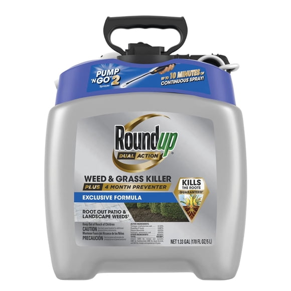 Eliminador de maleza y pasto Roundup Dual Action 5 L con aspersor