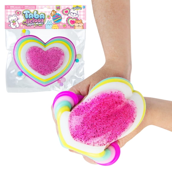 Corazón Squishy Gigante – The Orb Factory Tabalicious 17.8 × 20.3 cm