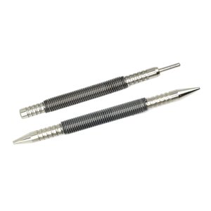 Bothyi - Juego De 2 Uds De Clavos Y Pasador De Bisagra, Punzón De Pasador De Resorte De Doble Cabeza De Acero Al Carbono