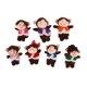 thumbnail image 2 of Juego De 7 Monos De Peluche, Marionetas De Dedo, Juego De Juguetes Educativos Para Contar Historias, 2 of 5
