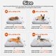 thumbnail image 5 of Cama para Perro Yintrest XL 89x58 cm Plush Ortopédica Gris, 5 of 7