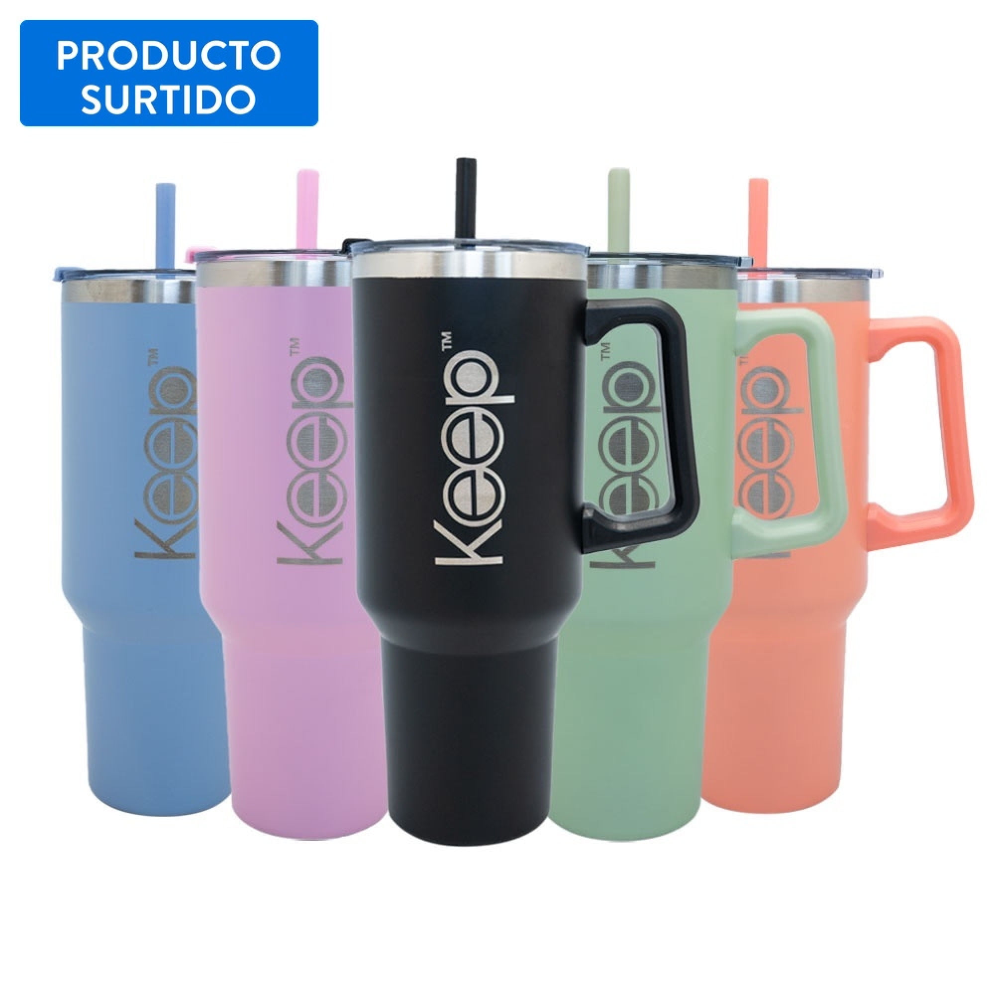 Mug Termico Acero Inoxidable - Plástico 1.18l Keep
