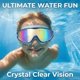 thumbnail image 2 of Gafas natación antivaho con pinza nariz tapones oídos antigoteo visión amplia protección UV, 2 of 8