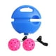 thumbnail image 1 of Zócalo De Entrenamiento De Pickleball Con 40 Agujeros, Cuerda De Bola De Pickleball Para Principiantes, Color Rojo Rosa, 1 of 5