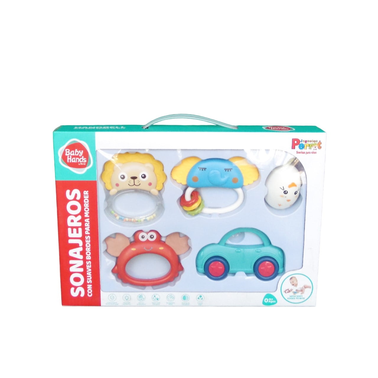 Perrot - Set De 4 Cascabeles Con Huevo Caja