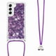 thumbnail image 1 of Funda FOXDOCK para Samsung Galaxy S21 con Cuerda Ajustable, Brillo Líquido, Protección Antigolpes y Lente – Ideal para Regalo, 1 of 6