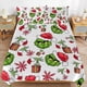 thumbnail image 2 of Green Grinch Set with Pillowcases for All Seasons,Bedding Set3s Bedroom Decor Bed ee, 2 of 5