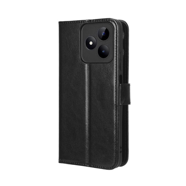 Funda tipo libro para Realme C53 4G, cartera todo‑en‑uno, funda multifuncional con tarjetero y correa de muñeca desmontable