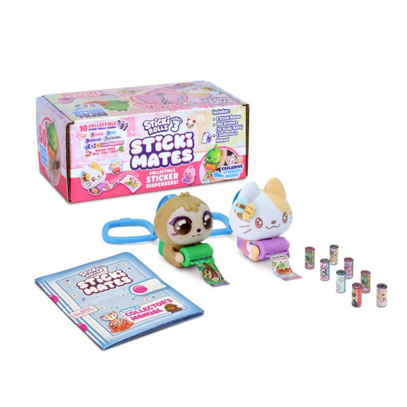 Dispensador de Pegatinas STICKI ROLLS Mates - Pack de 2 - 5+ años