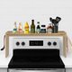 thumbnail image 1 of Estante de cocina koretech de 80 cm, madera, 6 ganchos, 1 of 6