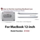 thumbnail image 2 of Funda UESWILL Aqua Blue para MacBook 12" (Modelos 2015‑2017), 2 of 7