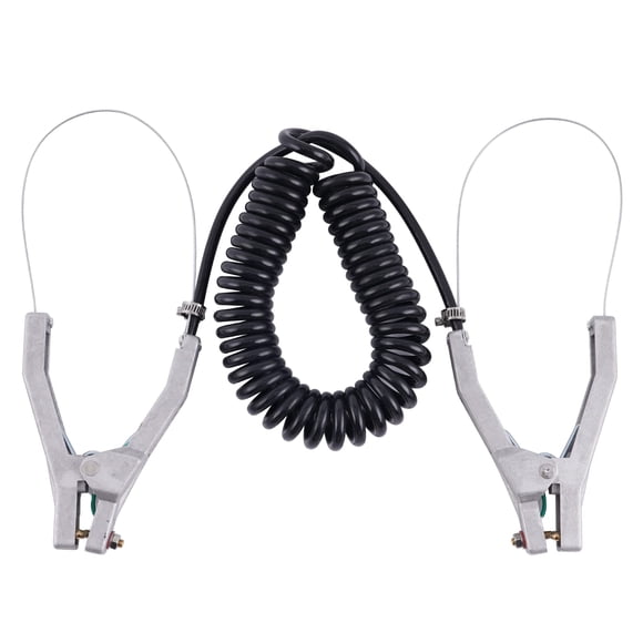Pinza de Puesta a Tierra YUCHENGTECH 2 Clips Cable en Espiral de 5m