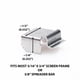 thumbnail image 2 of Clips separadores para mosquitero, paquete de 25, Cottonwood Hardware, 2 of 6