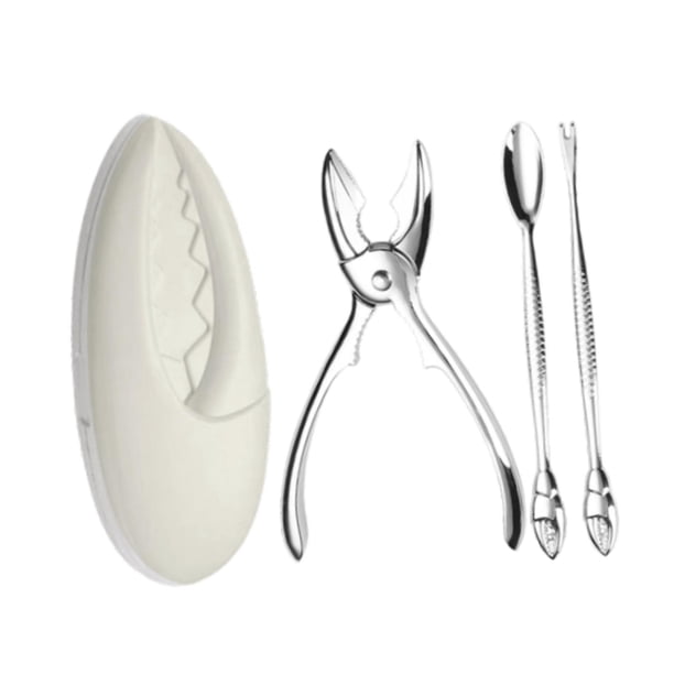 Cascanueces y herramientas para cangrejos Cascanueces Prácticas herramientas especiales con caja de almacenamiento Juego de utensilios para ganzúas de