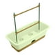 thumbnail image 2 of Maceta De Balcón De Resina Macetas Rectangulares Nórdicas Caja Para Jardín Al Aire Libre Porche Verde, 2 of 5