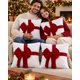 thumbnail image 2 of Pack de 4 Fundas para Cojín Navideñas 45x45 cm Colección Premium en Relieve 3D, 2 of 7