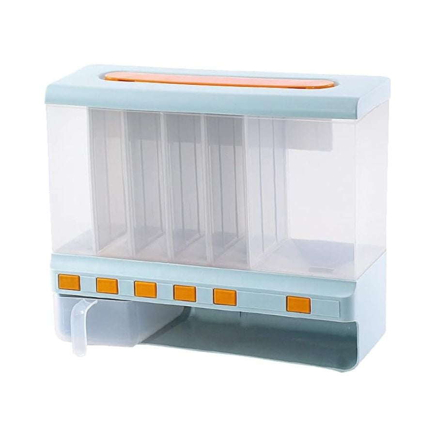 Click Ventas - Dispensador De Mesa 6 Espacios Granos Cereal Arroz Pasta