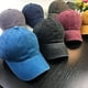 thumbnail image 4 of Gorra de béisbol ajustable de tela vaquera con cierre a presión para hombre y mujer con la frase "Fuck Cancer", 4 of 4
