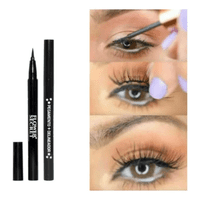 Flower Secret - Delineador De Ojos Mágico Con Pegamento Pestañas Postizas