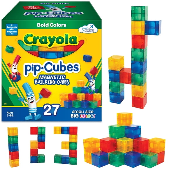 CreateOn Cubos Magnéticos de Construcción 27 Piezas Juguete STEM