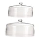 thumbnail image 1 of 2x Clear Cake Dome Tope Tail Bande, 1 of 5