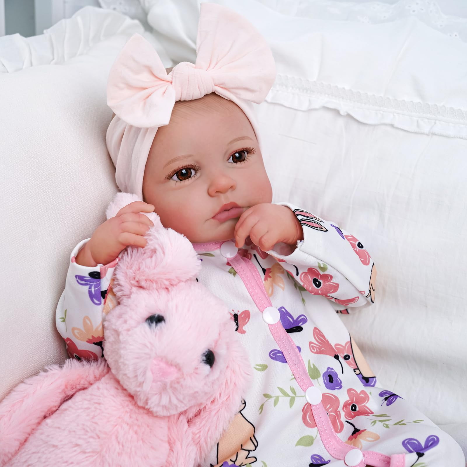 Muñeca Reborn Babeside Little Angel 20 Pulgadas