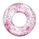 thumbnail image 1 of Flotador Transparente Glitter Circular Intex Rosado, 1 of 8