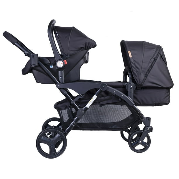 Coche Duo Travel System Géminis Black | Lider