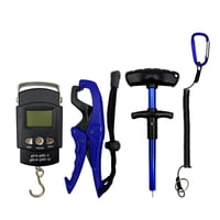 Xusx111 - 4 Paquetes Kit De Herramientas De Pesca Pinzas De Pesca Pesca Gripper Pesca Escala Herramientas De Agarre De Pescado Conjunto De Equipo De Pesca Resistente Al Agua Salada