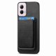 thumbnail image 4 of Funda de Cuero Magnética con Tarjetero para Motorola Moto G Power 2024 Cubierta Delgada Negro, 4 of 5