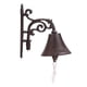 thumbnail image 1 of Timbre de puerta de estilo retro, accesorios de decoración de jardín, campana de pared de carillón de escultura, para casa de de pare , Campana de vid, 1 of 5