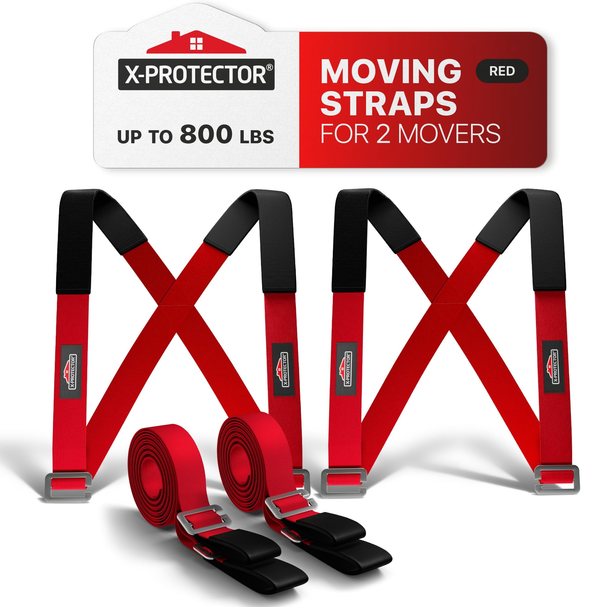 X-protector - Protector En X De Moving Straps Para 2 Personas Que Levantan 800 Kg