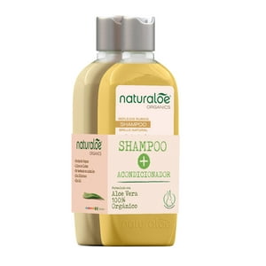 Set Naturaloe Shampoo + Acondicionador Reflejos Rubios 350Ml
