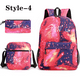 thumbnail image 1 of New fashion Korean K-POP three-piece backpack teenage school backpack shoulder bag pen bag large capacity schoolbag, 1 of 3