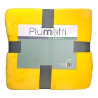 Frazada Flannel 1.5 Plazas / Amarillo – Plumetti