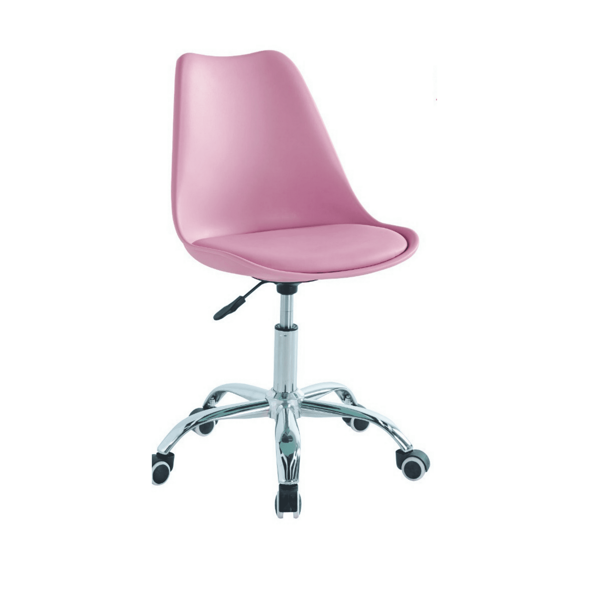 Habita2 Chile - Silla Pc De Escritorio Tulip Acolchada - Rosa