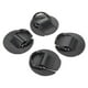 thumbnail image 3 of 4x Parche De Anillos En D, Accesorios De Cubierta De PVC, Hebillas De Cordón Para Barco, Tabla De Surf, Negro, 3 of 3