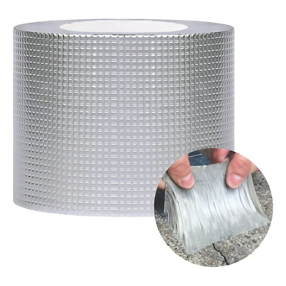 Adhesivo Cinta Tapagotera Techo Tubería Sellador Impermeable Filtración De Gotera Butilo Térmica 10CM*10M