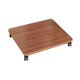thumbnail image 2 of Caja De Almacenamiento Bandeja Para El Soporte Móvil Rack De Audio Para Sala De Estar De La Oficina Color De Nogal Para El Hogar, 2 of 5